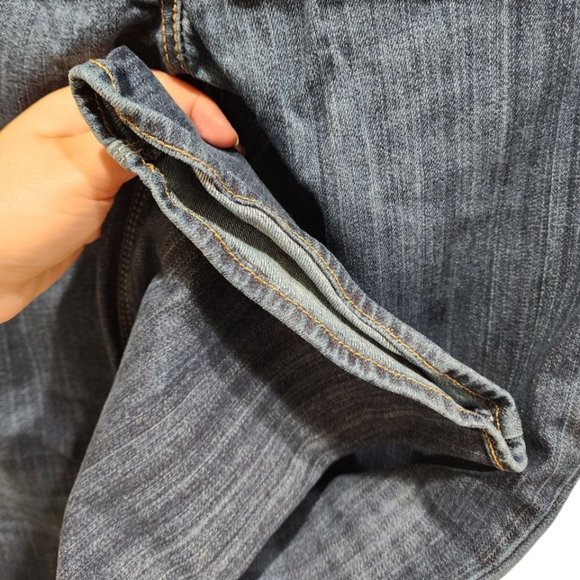 American Eagle Outfitters Jeans Women's Size 10 Blue Stretch Flare Artist - Picture 7 of 16